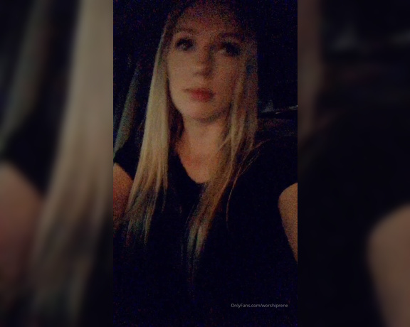 Princess Rene aka Worshiprene OnlyFans - Update on my night Omg I’m such a dork in this vid