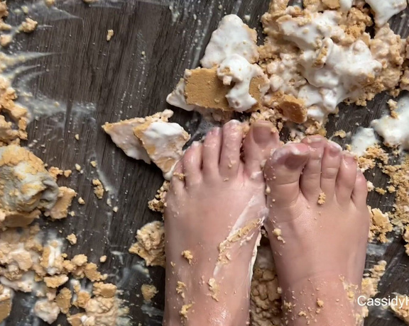 Cassidy Heat Feet aka Cassidyheatfeet OnlyFans - This was the aftermath of a custom video that I did for someone It’s a mixture of 4 whipped cream