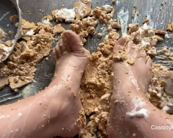 Cassidy Heat Feet aka Cassidyheatfeet OnlyFans - This was the aftermath of a custom video that I did for someone It’s a mixture of 4 whipped cream