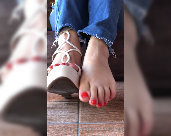 Goddess Lohan aka Goddesslohan OnlyFans - High heels nails orange