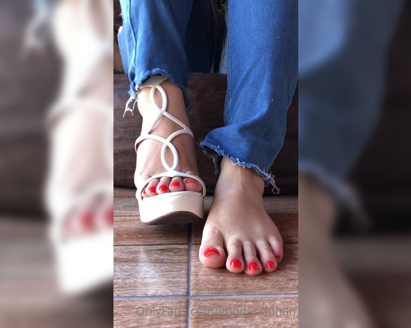 Goddess Lohan aka Goddesslohan OnlyFans - High heels nails orange