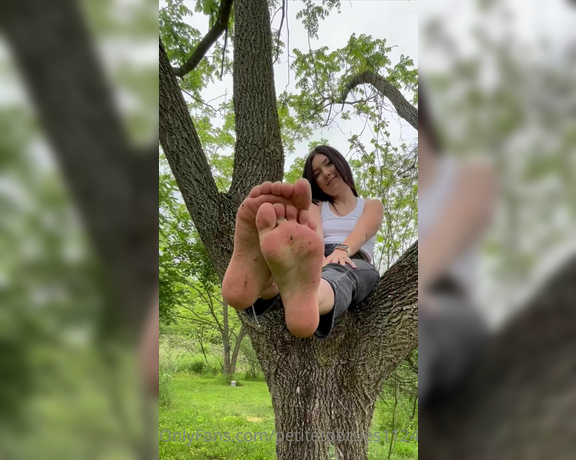 Petite Feet Penelope aka Penelopestootsies739 OnlyFans - Nature and feet go so good together