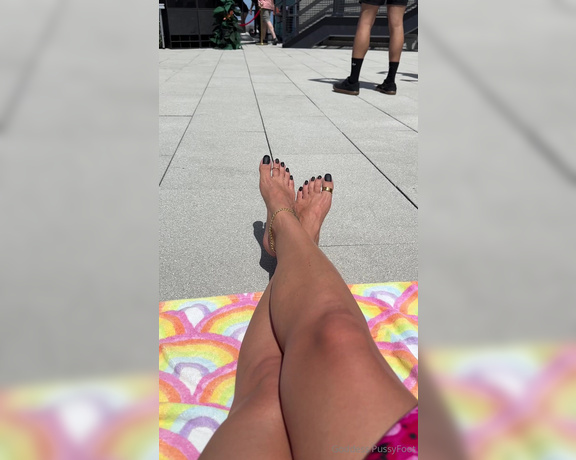 Goddess PussyFoot aka U186296307 OnlyFans - I was the hottest at the pool party today I got so many compliments on my toes and toe ring and s 4