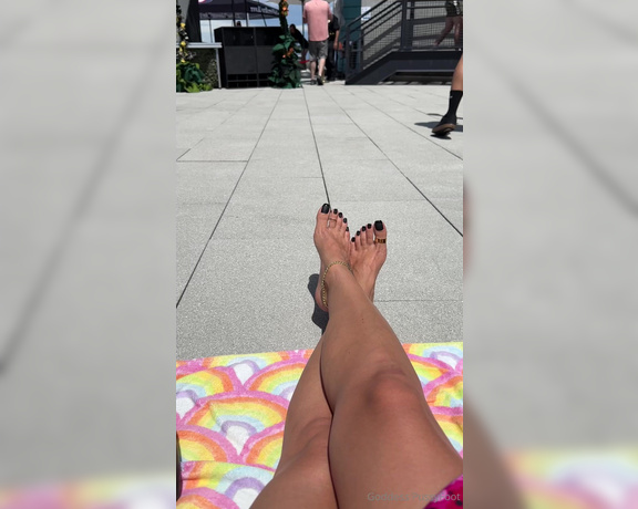 Goddess PussyFoot aka U186296307 OnlyFans - I was the hottest at the pool party today I got so many compliments on my toes and toe ring and s 4