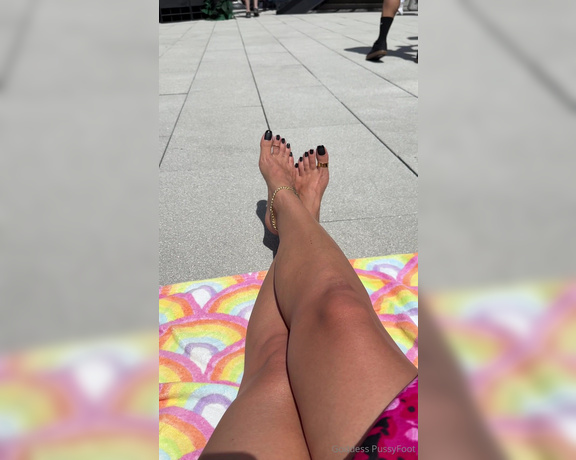 Goddess PussyFoot aka U186296307 OnlyFans - I was the hottest at the pool party today I got so many compliments on my toes and toe ring and s 4
