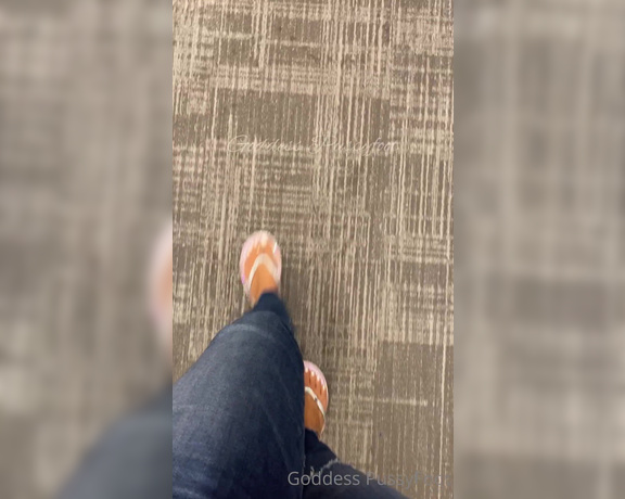 Goddess PussyFoot aka U186296307 OnlyFans - Since you bitches like my walking vids so much here’s some more slapping to goon and leak to These