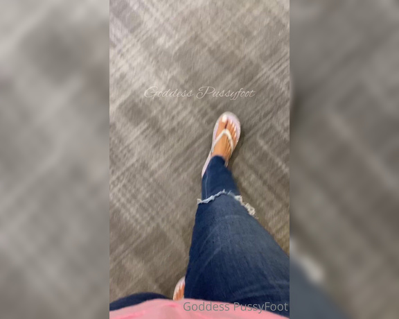 Goddess PussyFoot aka U186296307 OnlyFans - Since you bitches like my walking vids so much here’s some more slapping to goon and leak to These