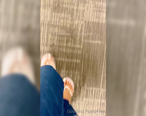 Goddess PussyFoot aka U186296307 OnlyFans - Since you bitches like my walking vids so much here’s some more slapping to goon and leak to These