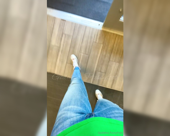 Goddess PussyFoot aka U186296307 OnlyFans - JOI Sniff my sweaty feet out of my converse at Starbucks The sweaty feet smell makes your dick hard