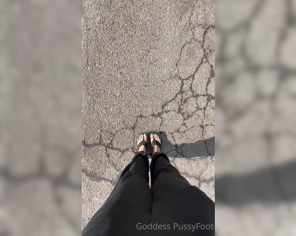 Goddess PussyFoot aka U186296307 OnlyFans - Follow my feet as I pick up a friends birthday cake and go to her birthday brunch 1