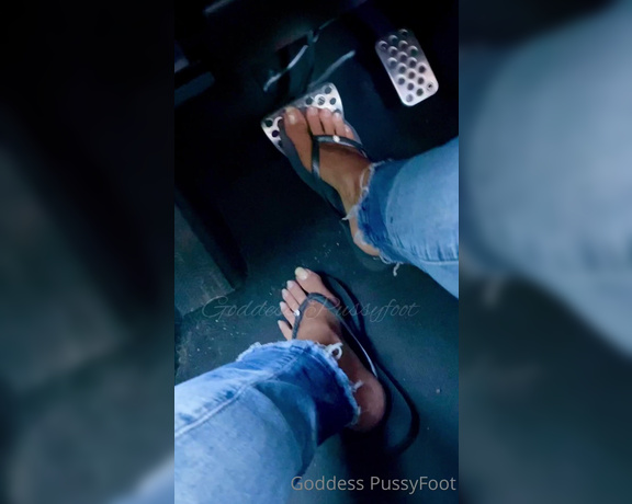 Goddess PussyFoot aka U186296307 OnlyFans - My gorgeous natural nails pumping these car pedals so good Makes you pump your stick shift