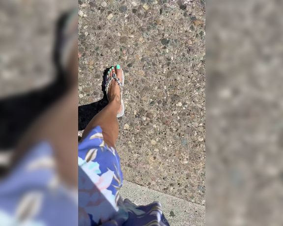 Goddess PussyFoot aka U186296307 OnlyFans - I went for a walk in a cute sundress and my crystal Havaianas today Lots of people were saying