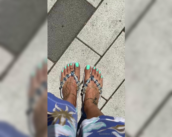 Goddess PussyFoot aka U186296307 OnlyFans - I went for a walk in a cute sundress and my crystal Havaianas today Lots of people were saying