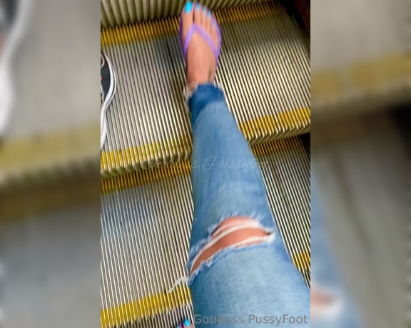 Goddess PussyFoot aka U186296307 OnlyFans - I went shopping with the fam today and then enjoyed the afternoon leisurely on a swing and spectacul