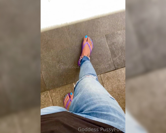 Goddess PussyFoot aka U186296307 OnlyFans - I went shopping with the fam today and then enjoyed the afternoon leisurely on a swing and spectacul