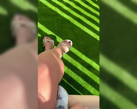 Goddess PussyFoot aka U186296307 OnlyFans - Modeling my new Havaianas and deep wine pedi, making you drool 7