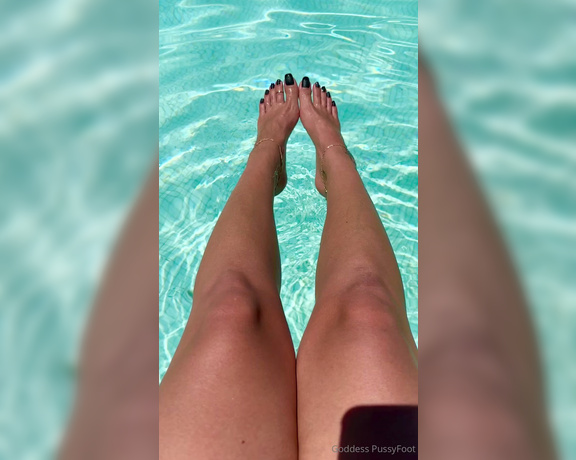 Goddess PussyFoot aka U186296307 OnlyFans - Another awesome pool day 5