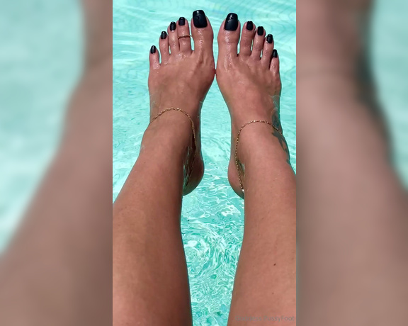 Goddess PussyFoot aka U186296307 OnlyFans - Another awesome pool day 5