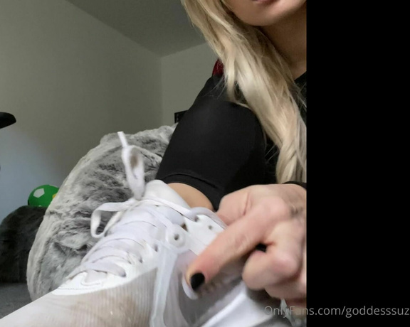 Goddess Suzie aka Goddesssuzie26 OnlyFans - My weak Nike bitch wanted a quick video drain, I took hundreds… Here’s the responses to you for fre