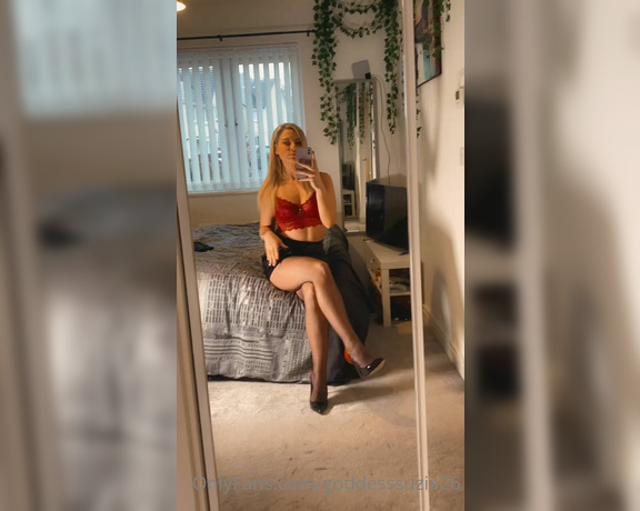 Goddess Suzie aka Goddesssuzie26 OnlyFans - Going to work isn’t actually work for me All I need to do is put on my skirts and heels and I hav 1