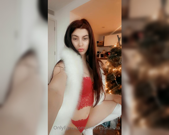 Karina Kalashnikova aka Mistresskarina OnlyFans - Mistress Karina’s Christmas message to all losers