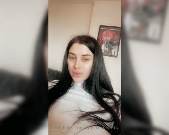 Karina Kalashnikova aka Mistresskarina OnlyFans - I hate not having sex, but I love fucking a big juicy dildo