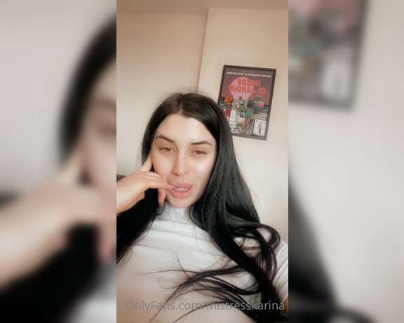 Karina Kalashnikova aka Mistresskarina OnlyFans - I hate not having sex, but I love fucking a big juicy dildo