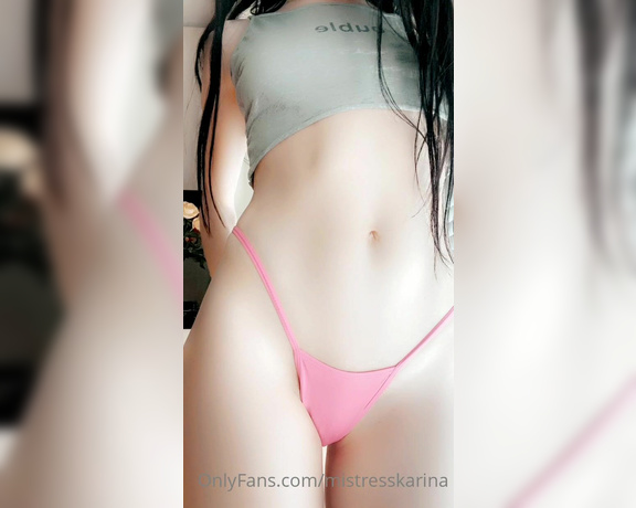 Karina Kalashnikova aka Mistresskarina OnlyFans - TASK Buy Me new sexy thongs! SpoilMistressKarina dot com Bonus task buy yourself some too, and send