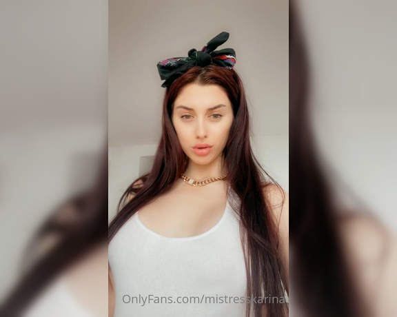 Karina Kalashnikova aka Mistresskarina OnlyFans - My errand bitch won’t take so long next time