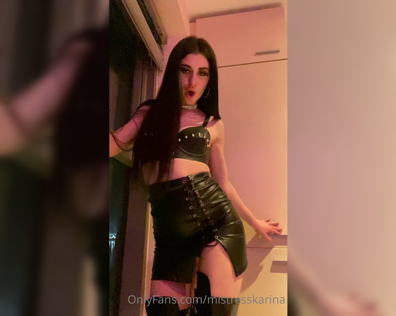 Karina Kalashnikova aka Mistresskarina OnlyFans - Wear your cage when you pay Me All good losers lock their clitty when sending