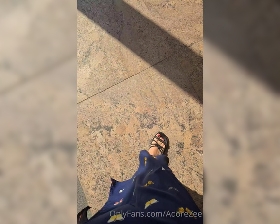 AdoreZee aka Adorezee OnlyFans - Walking around in the sun