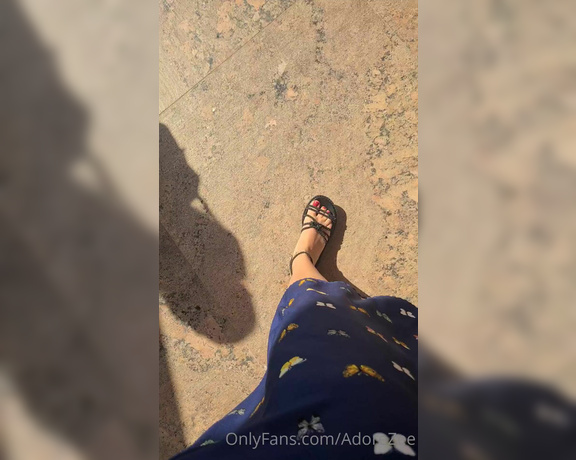 AdoreZee aka Adorezee OnlyFans - Walking around in the sun