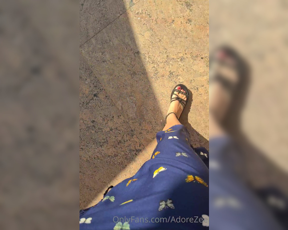 AdoreZee aka Adorezee OnlyFans - Walking around in the sun