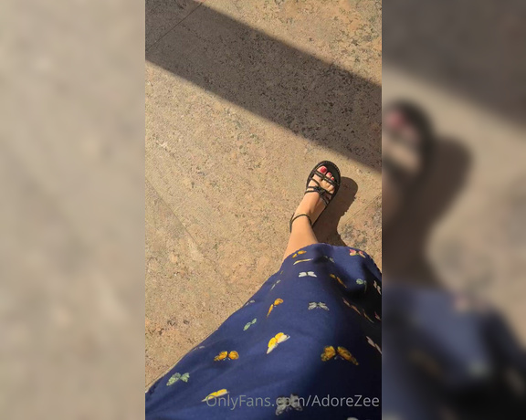 AdoreZee aka Adorezee OnlyFans - Walking around in the sun