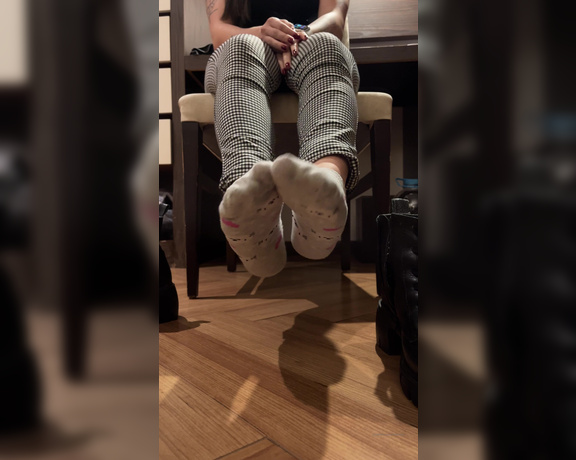 AdoreZee aka Adorezee OnlyFans - Do you mind taking my boots off and sniffing it all after a looong day