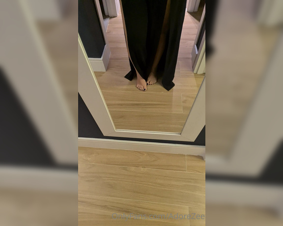 AdoreZee aka Adorezee OnlyFans - What do you think of my new pants Oh sorry, you were only looking at my feet