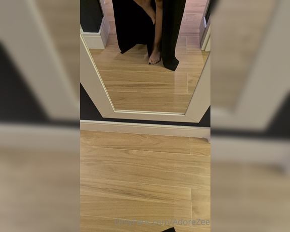 AdoreZee aka Adorezee OnlyFans - What do you think of my new pants Oh sorry, you were only looking at my feet