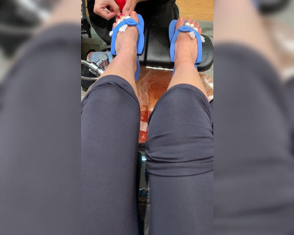 Goddess Christine aka Findomchristine OnlyFans - Painting my perfect toes turns any pedicurist into a perfectionist