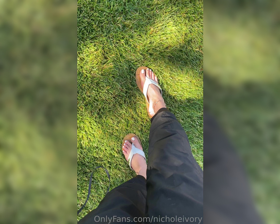 Nichole_Ivory aka Nicholeivory OnlyFans - Last time my toes will be white ) not last but for now New pedi happening now what color you thin