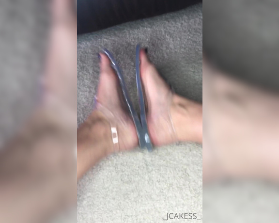 Jenelle Jcakes aka Jcakess OnlyFans - I love new shoes Especially clear Want to watch me model them for you