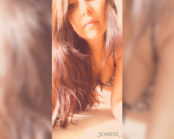 Jenelle Jcakes aka Jcakess OnlyFans - Feeling peachy Wish you could drain ur eggplant all over my peach