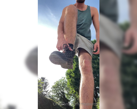 MasterDylanxxx aka Masterdyl Onlyfans - Boots been in the sun over 14 hours at work I stink Lower yourself Accept I am a real man That y