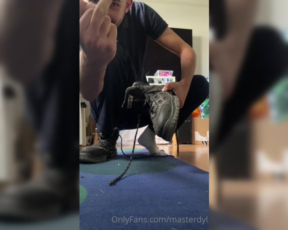 MasterDylanxxx aka Masterdyl Onlyfans - Long day 12 hour shift Boots off Full vid