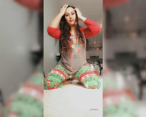 Jenelle Jcakes aka Jcakess OnlyFans - It’s almost Christmas I got some cute pjs I wanted to share with