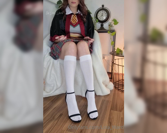 Lola Ward aka Lola_ward OnlyFans - ~ Lola gives her Hogwarts Professor a FJ ~ Lola got distracted worshipping her feet and she ended