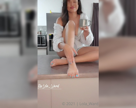 Lola Ward aka Lola_ward OnlyFans - Morning Coffee with Lola JOI Bring me my morning coffee and Ill let you stroke to my feetBut