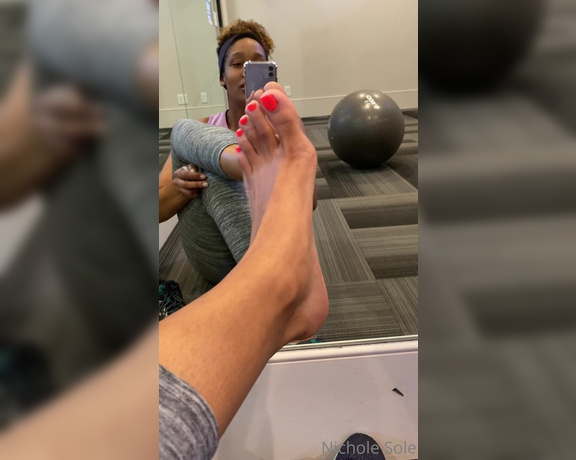 Nichole Sole aka Nicholesole OnlyFans - For my stinky feet , sweaty sock loversmy after gym picsvid 7