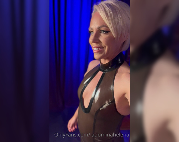 Helena Locke aka Ladominahelena OnlyFans - When Director FiveStar shines your latex Enjoy this cute and quirky BTS for Filthy Femdom and watch