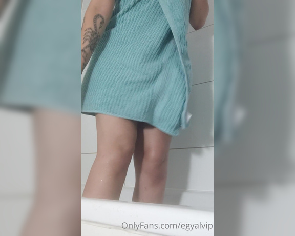 EGYAL STORM aka Egyalvip OnlyFans - AFTER SHOWER SHOW MY NEW PEDI AND MORE