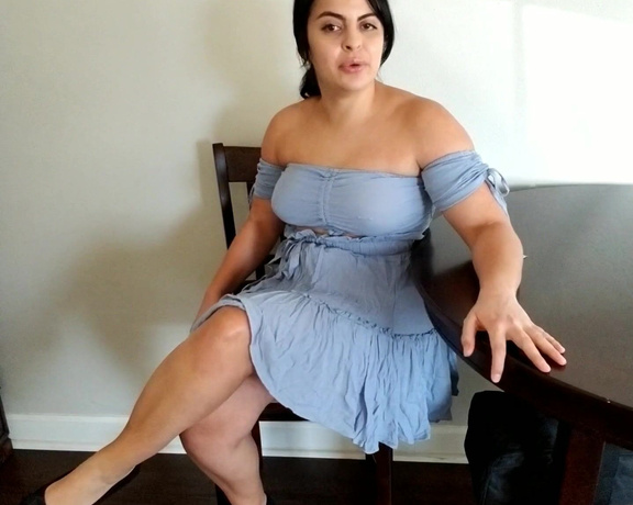 Goddess Gabriela aka Goddessgabriela OnlyFans - I caught you stealing my worn sock and panties Now you have to smell my stinky flats and jerk off